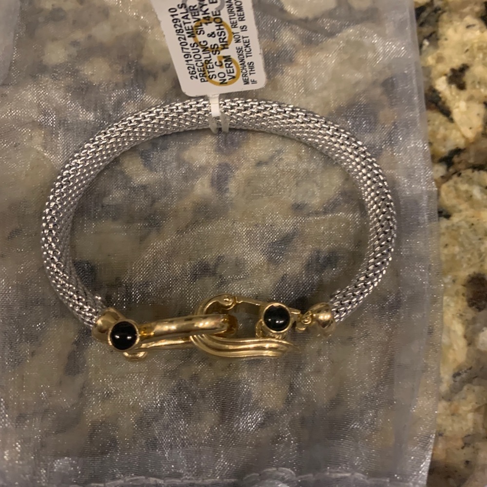 Brand new w tags SS 14kt Gold Bracelet